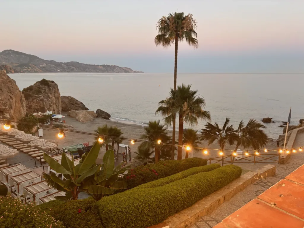 Burriana Beach in the evening light