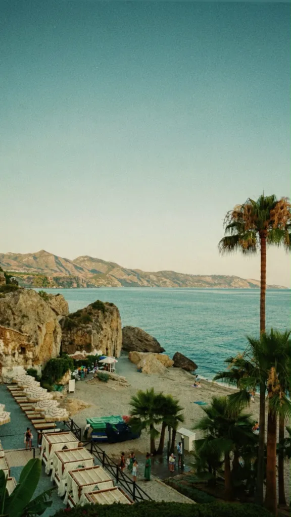 Rocky cove near Burriana Beach