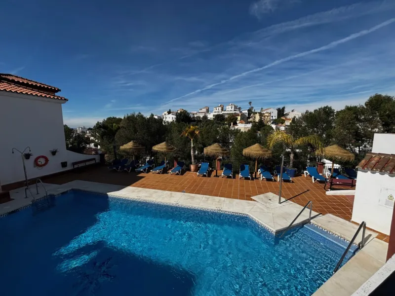 Community swimming pool of the Aljamar residence