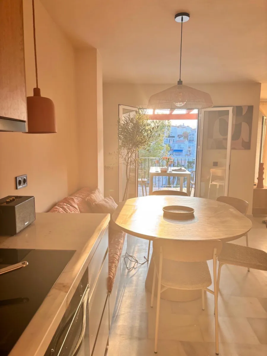 Kitchen and dining area