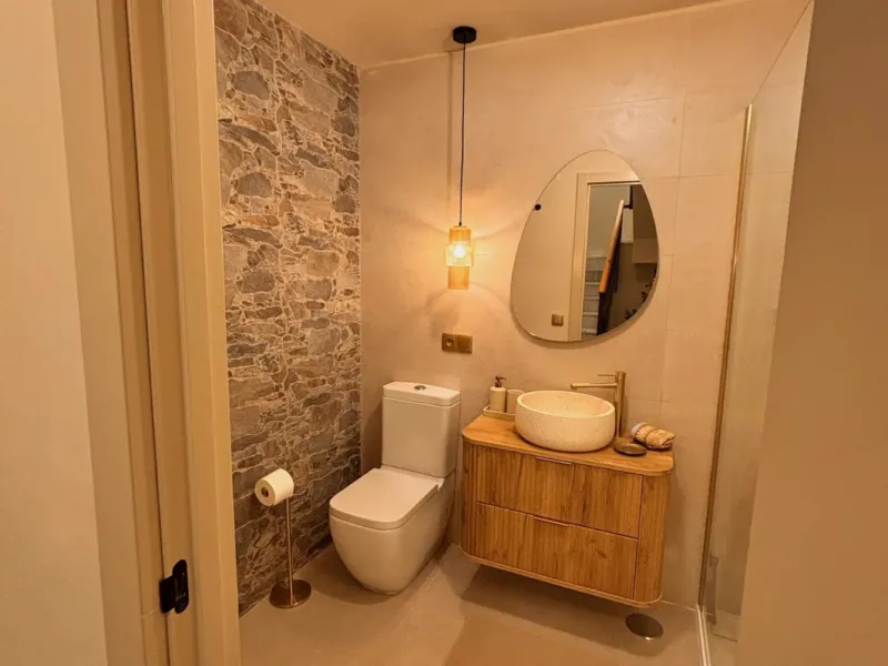 Separate guest toilet