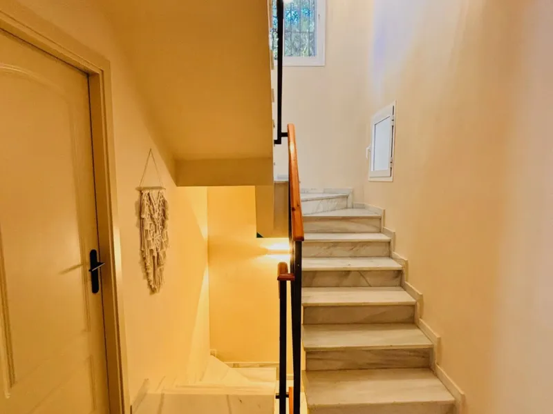 Stairs to the upper floor