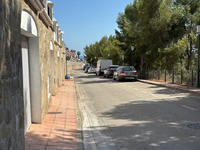 Street through the residence