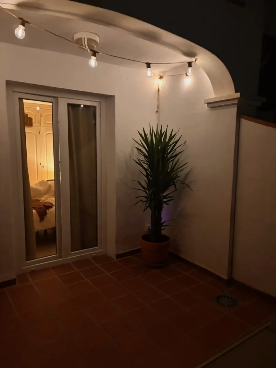Terrace by night