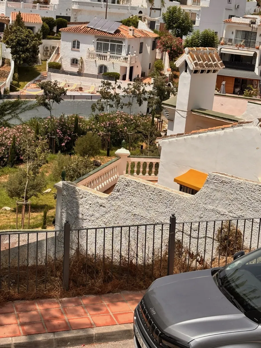 View over the residence gardens